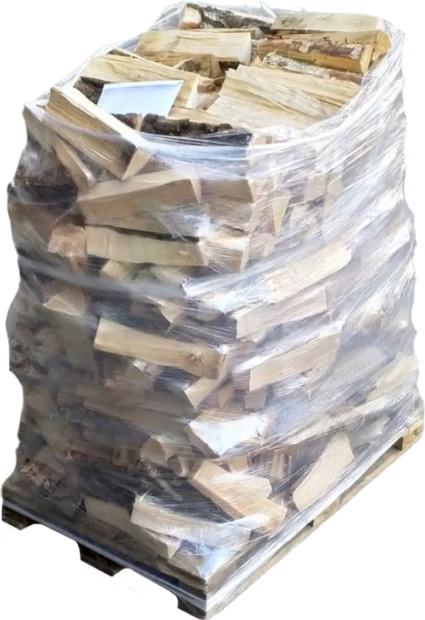 Bischofberger Holz Birke – Trockenes Brennholz, 33 cm (Palette 430 kg) – Schweizer Herkunft