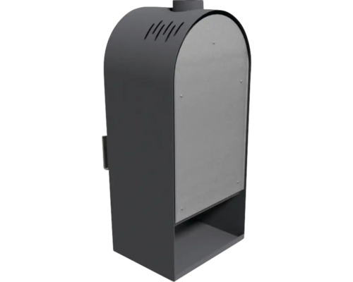 Holzofen Save Stahl schwarz 6 kW Mit Holzfach