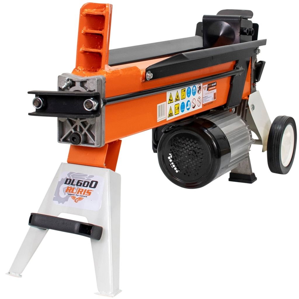 Holzspalter RURIS DL600, 6 Tonnen, Elektromotor 2,2 kW, Dmax 250 mm