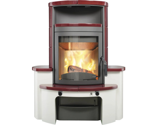 Kaminbausatz Hark Avenso GT ECOplus Keramik bordeaux 8 kW