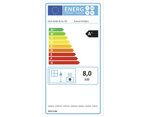 Kaminofen Hark Avenso GT ECOplus Keramik creme 8 kW
