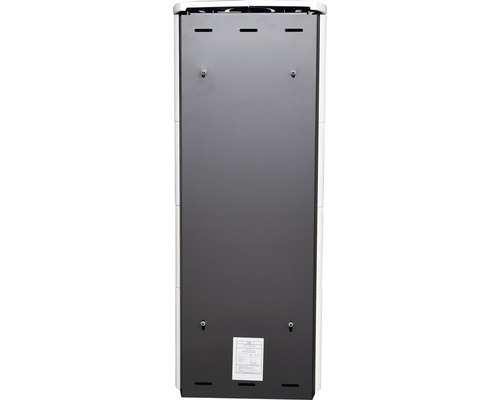Kaminofen Hark Opera-B Grande Keramik creme-weiß 7 kW mit Holzfach und Wärmefach