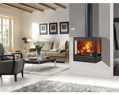 Kaminofen Panadero Onix Wall Stahl schwarz 7,8 kW